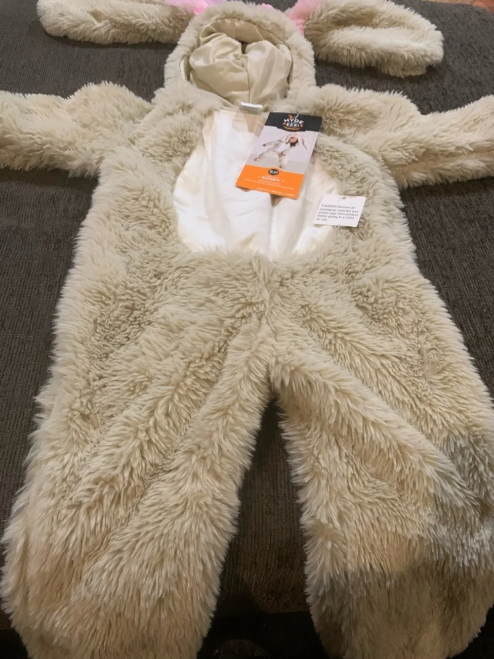 Hyde and Eek! Boutique toddler bunny Halloween costume. - Picture 3 of 7